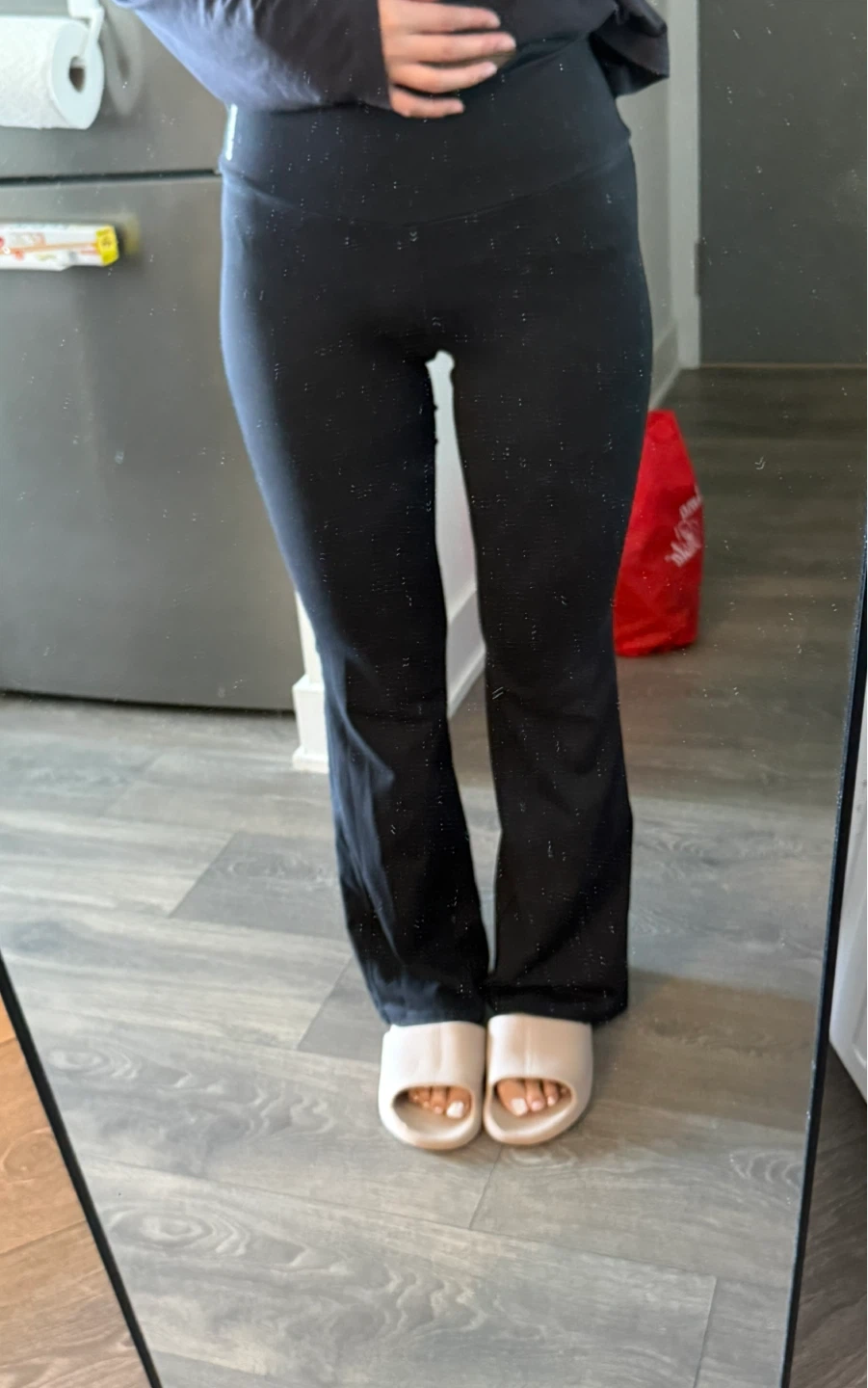 New Balance Black Flare Yoga Pants