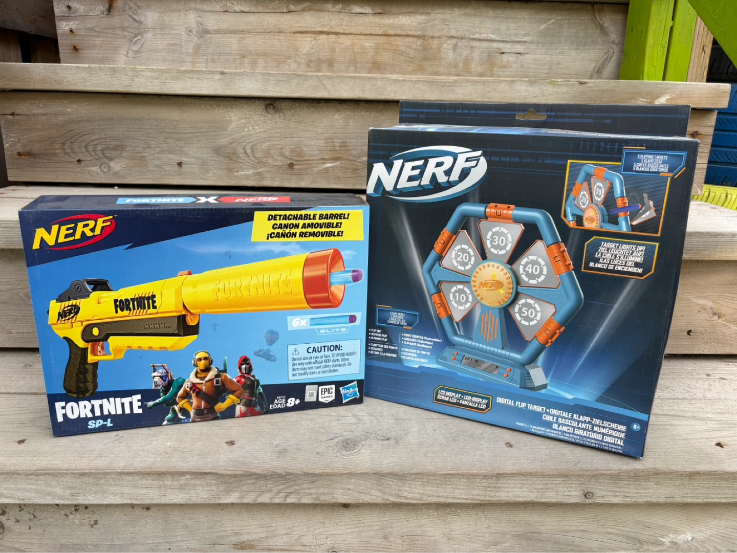 🔥 Nerf Fortnite SP-L Blaster & Digital Flip Target