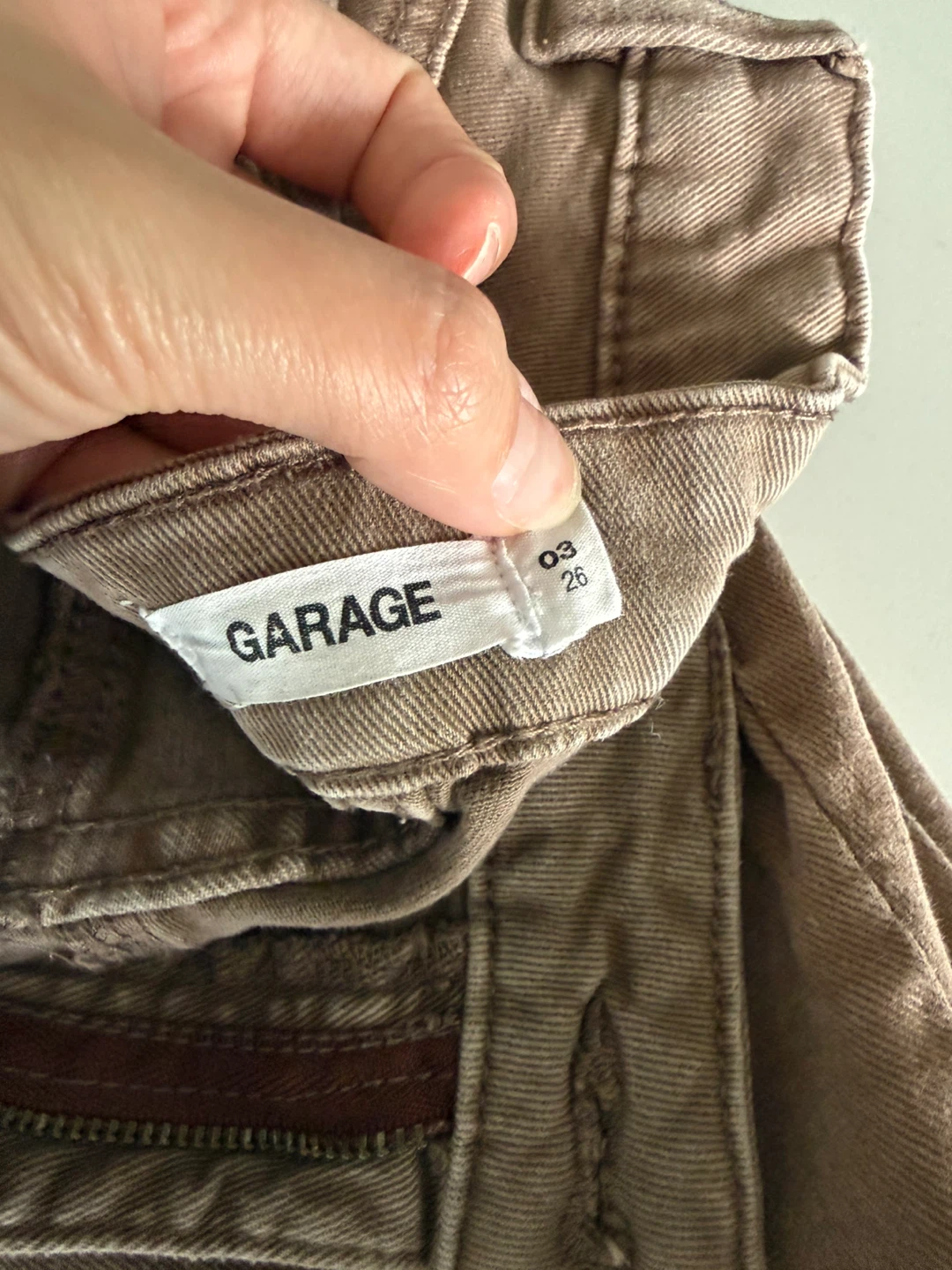 Garage Brown Flare Jeans Size 26 - photo 4