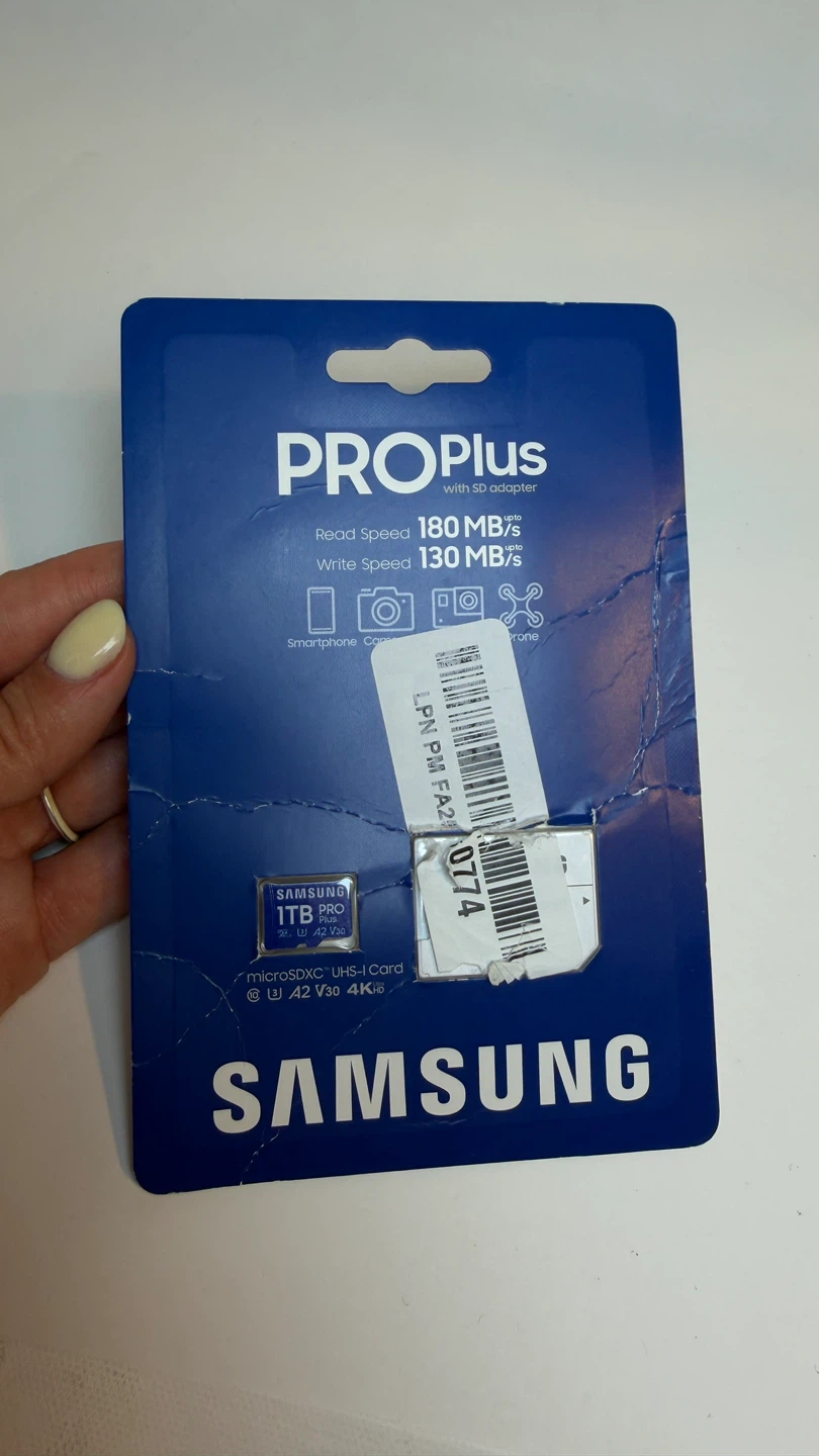 Samsung PRO Plus microSD Memory Card + Adapter, 1TB MicroSDXC