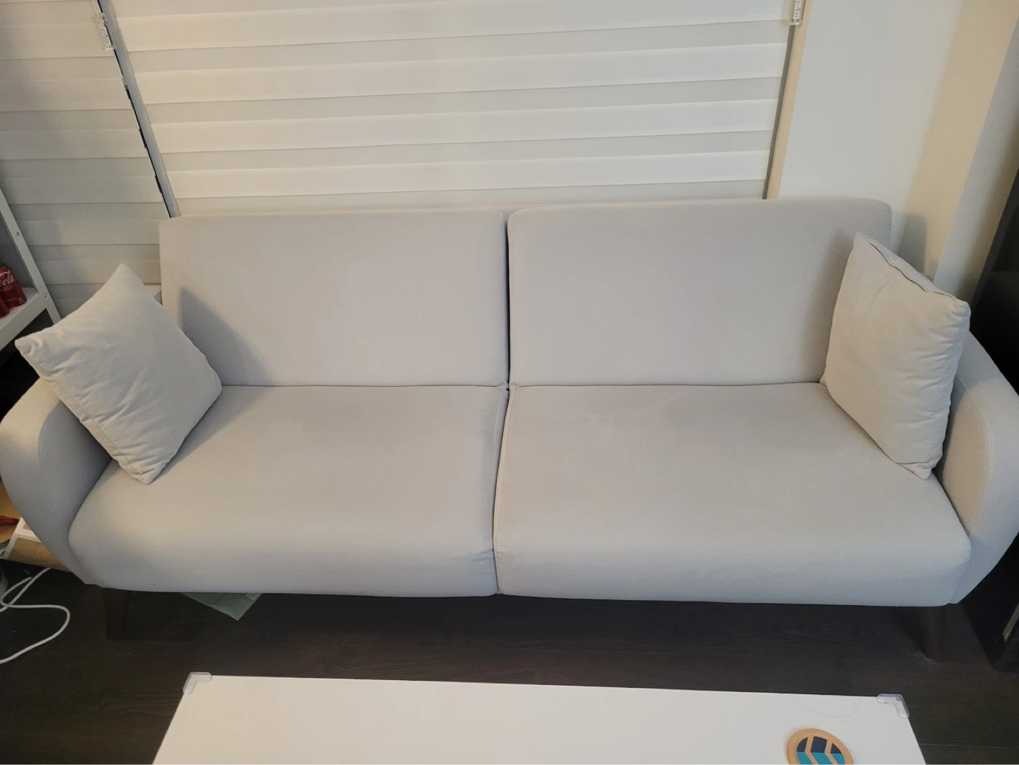 Sofa bed. Water & stain resistant. Built in storage.