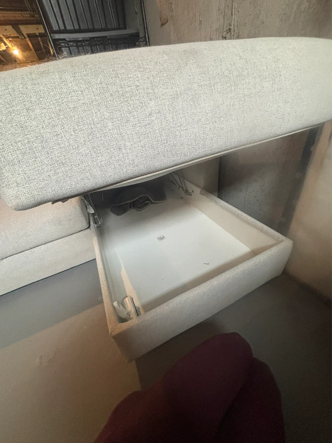 IKEA FINNALA Loveseat with chaise, Gunnared beige - photo 4