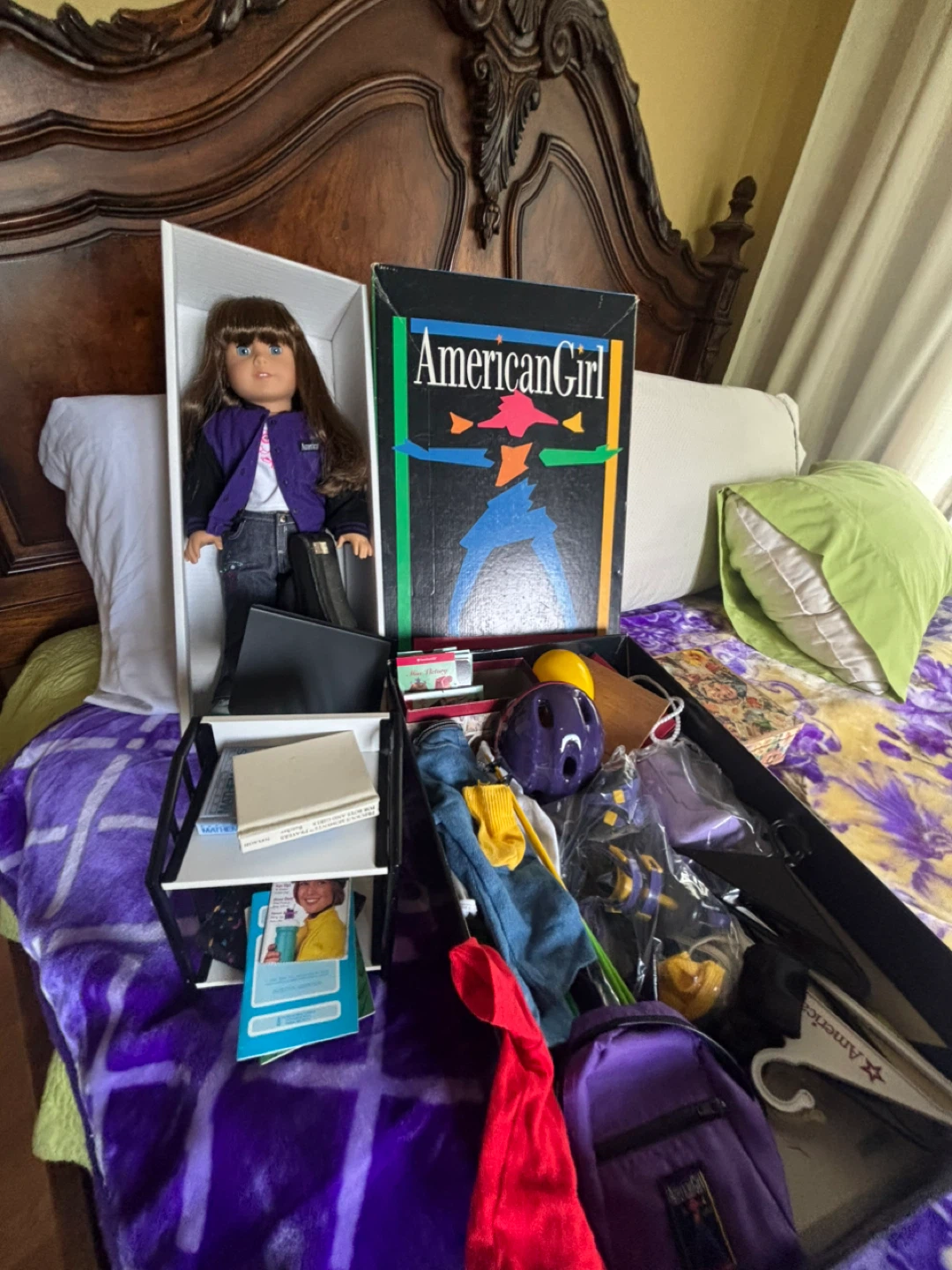 American Girl Doll with Accessories and Original Box