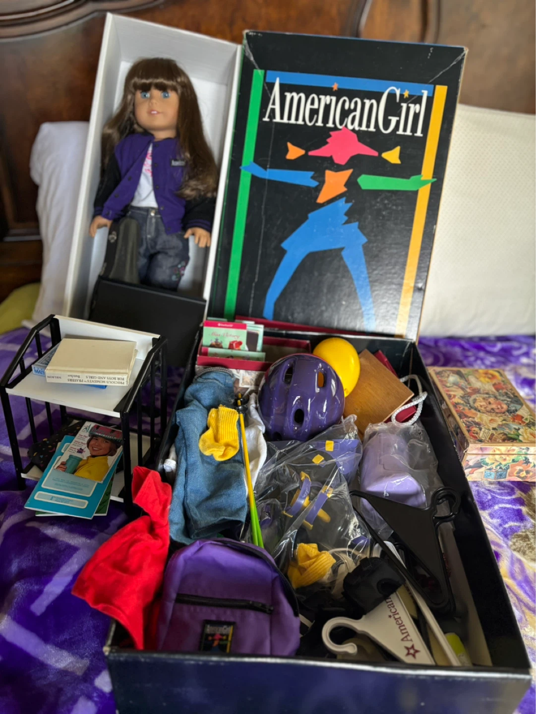 American Girl Doll with Accessories and Original Box - photo 4