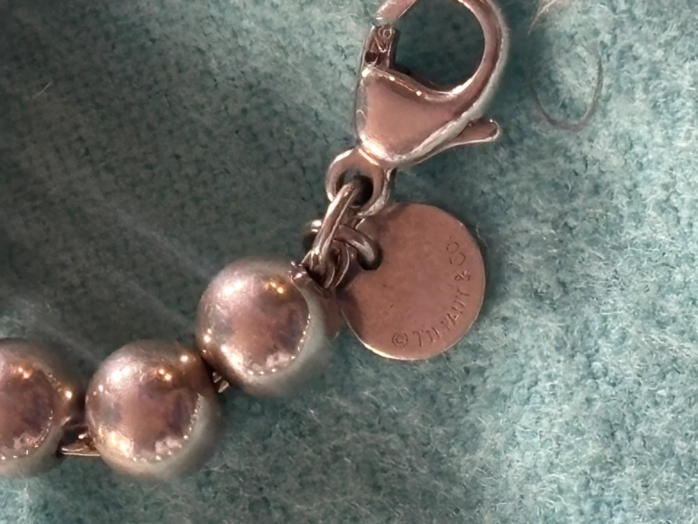 Tiffany & Co. Sterling Silver Bead Necklace - photo 3