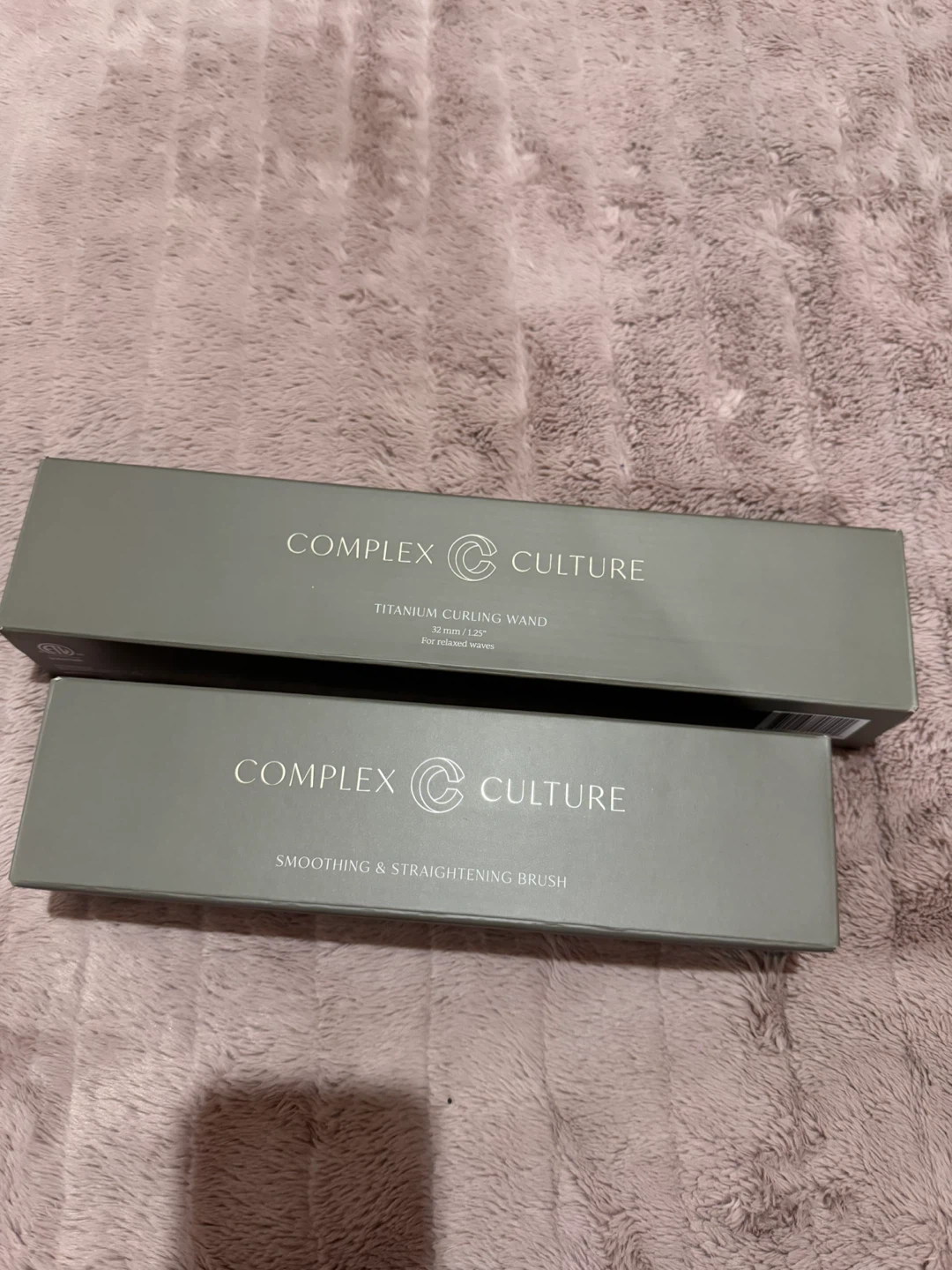 Complex Culture Titanium Curling Wand & Smoothing Brush