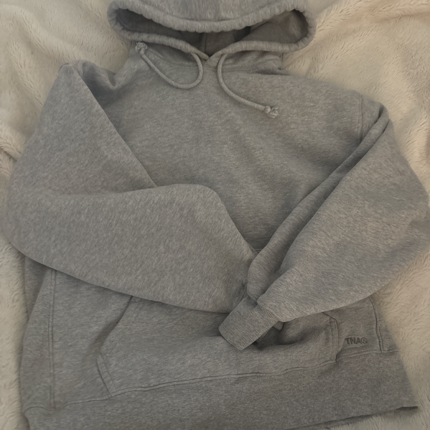 Aritzia TNA Sweatfleece cozy fleece boyfriend hoodie