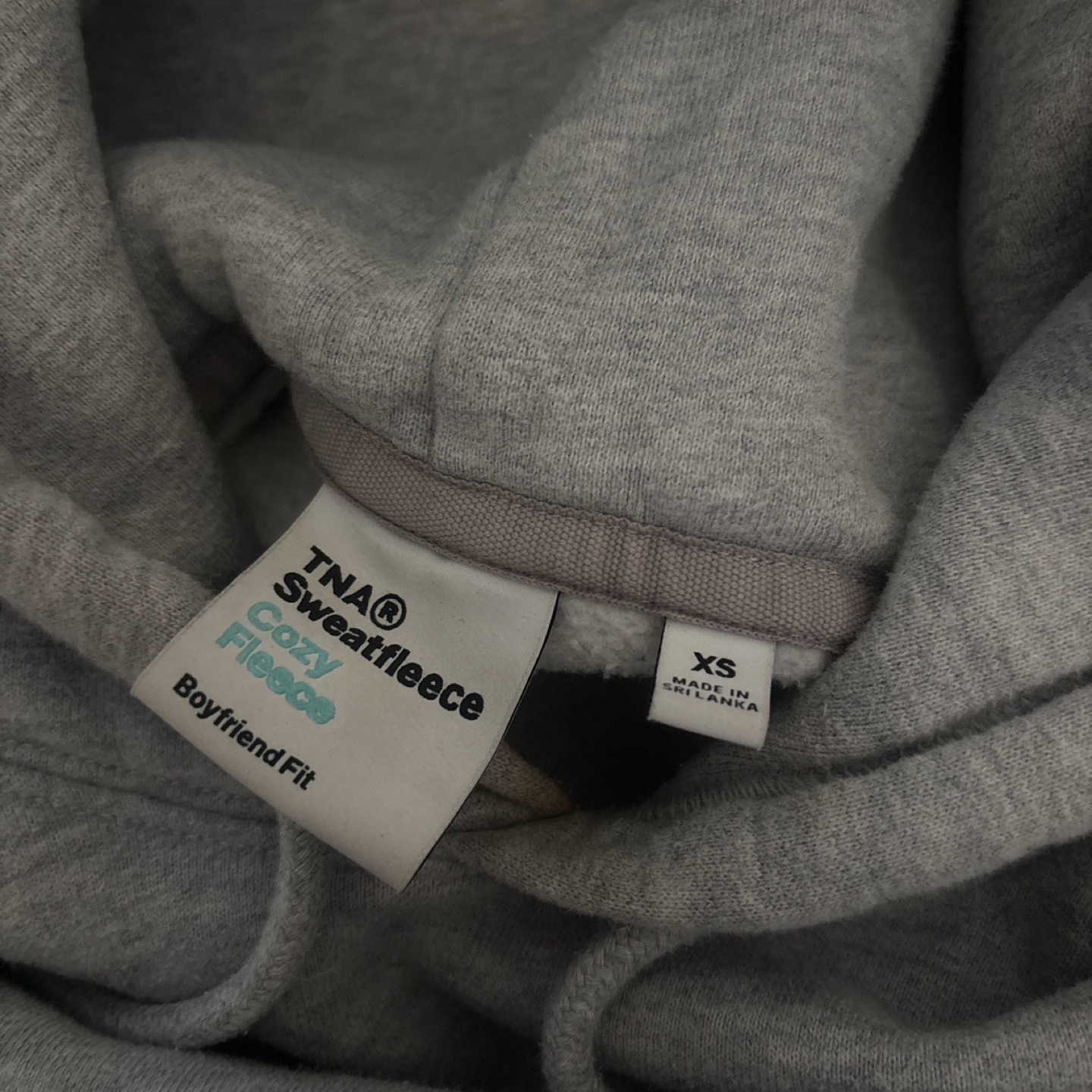 Aritzia TNA Sweatfleece cozy fleece boyfriend hoodie - photo 3