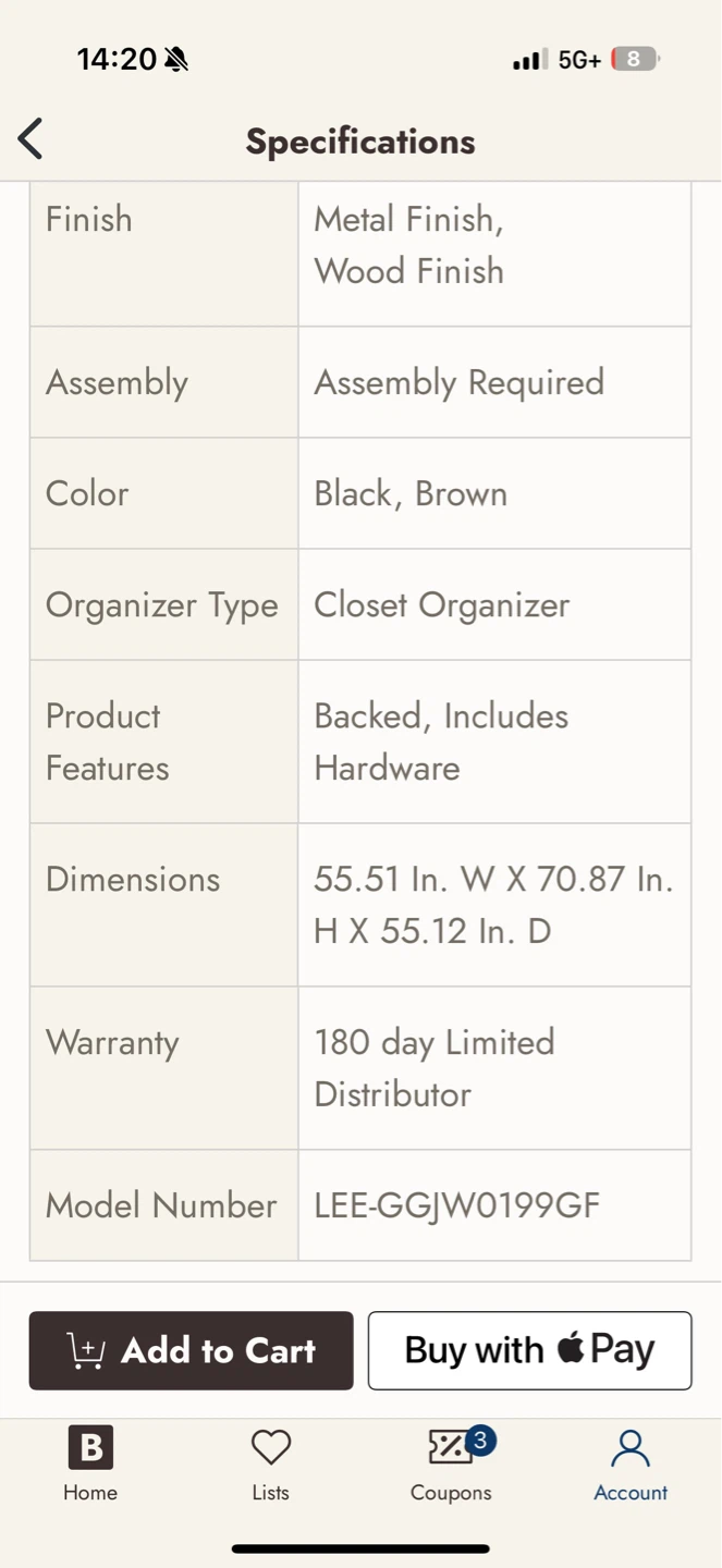 Clothes Rack Corner Closet Organizer - photo 2