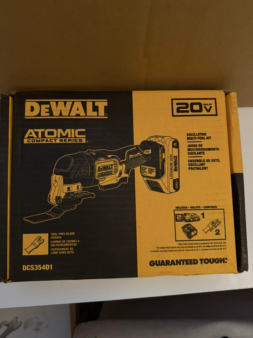 DEWALT ATOMIC 20V MAX Brushless Oscillating Multi Tool DCS356