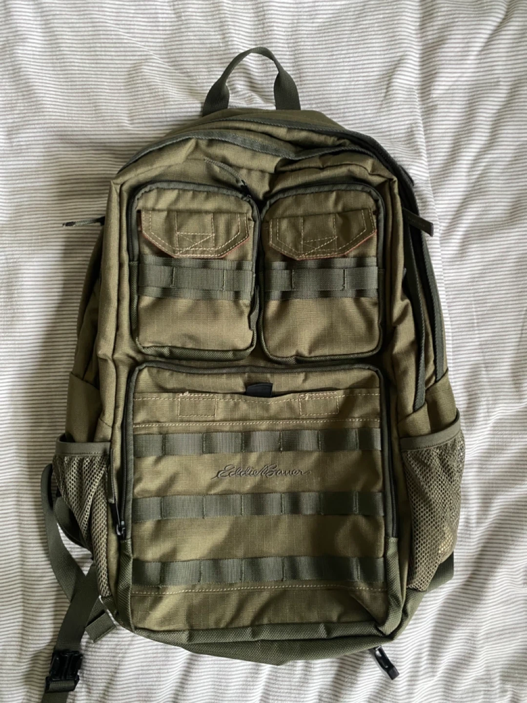 Eddie Bauer Olive Green Backpack