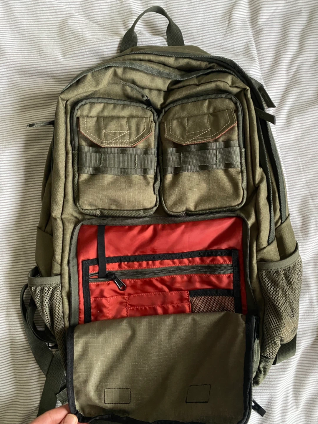Eddie Bauer Olive Green Backpack - photo 2