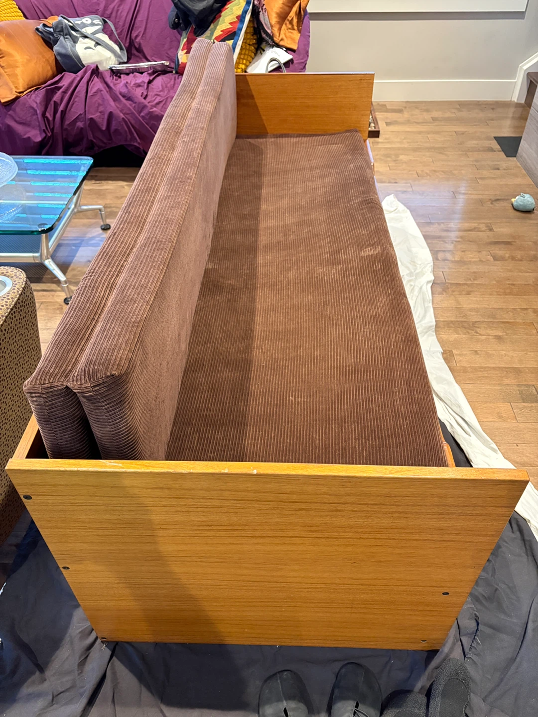 Solid Wood -Real Teak Pullout Sofa Bed - photo 2