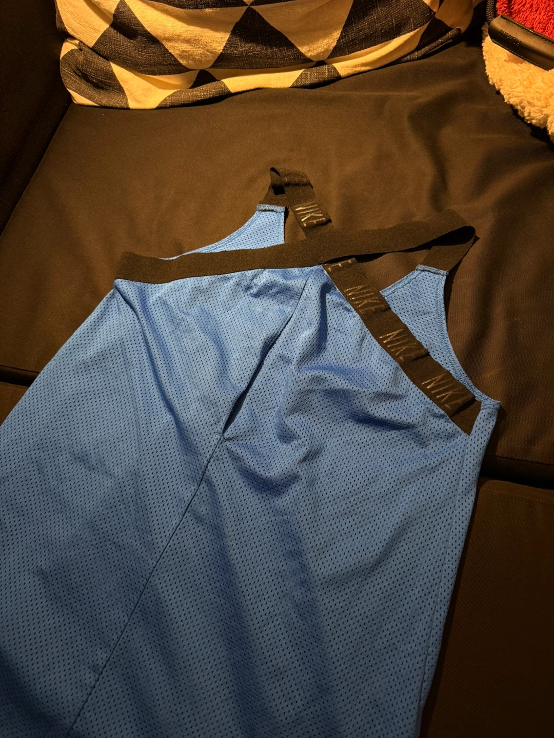 Nike Dri-Fit Blue Backless Tank Top - photo 4