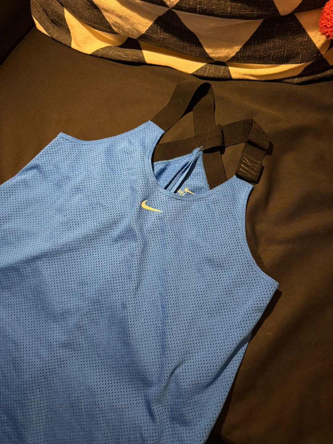 Nike Dri-Fit Blue Backless Tank Top - photo 2