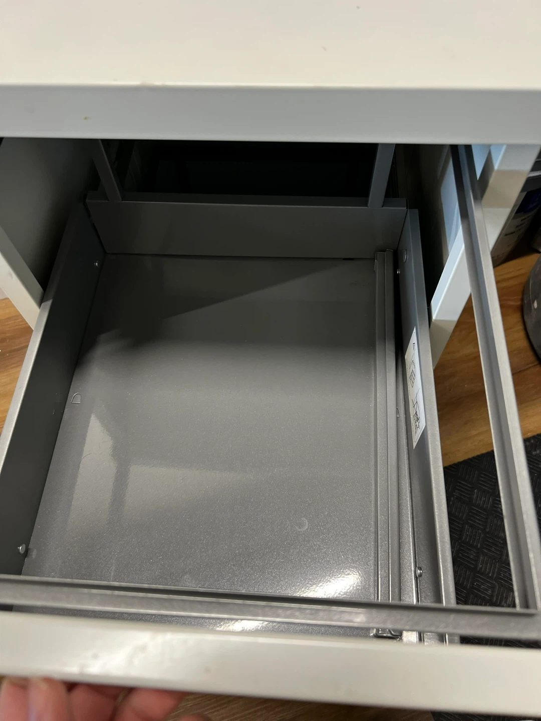 White 2-Drawer Filing Cabinet - photo 2