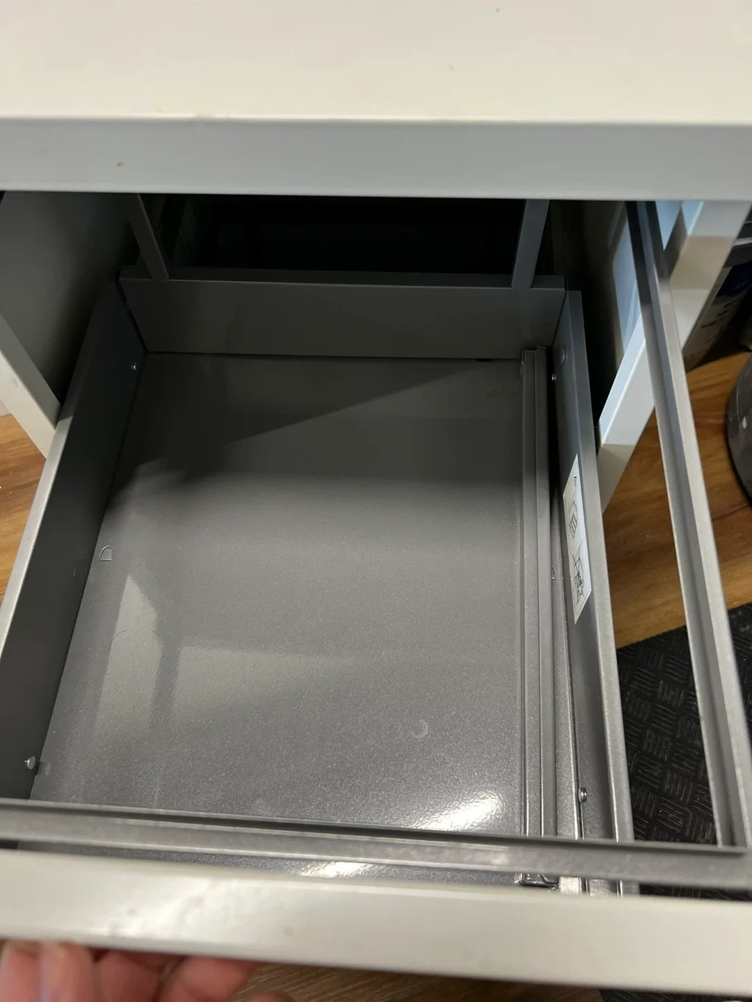 White 2-Drawer Filing Cabinet - photo 2