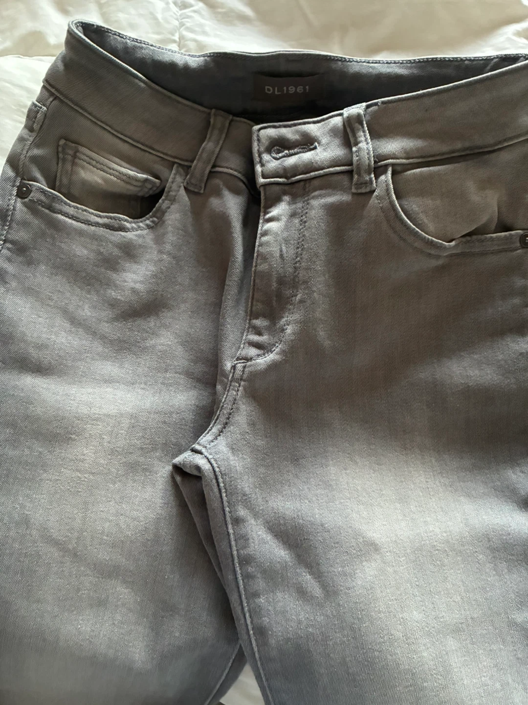 DL1961 Women's Grey Skinny Jeans Size 26 - photo 2