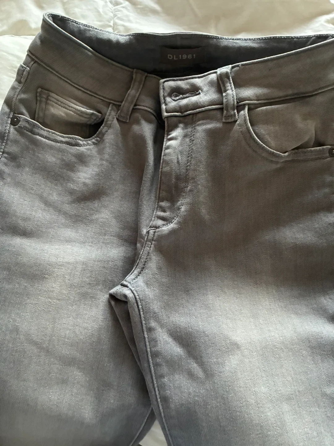 DL1961 Women's Grey Skinny Jeans Size 26 - photo 2