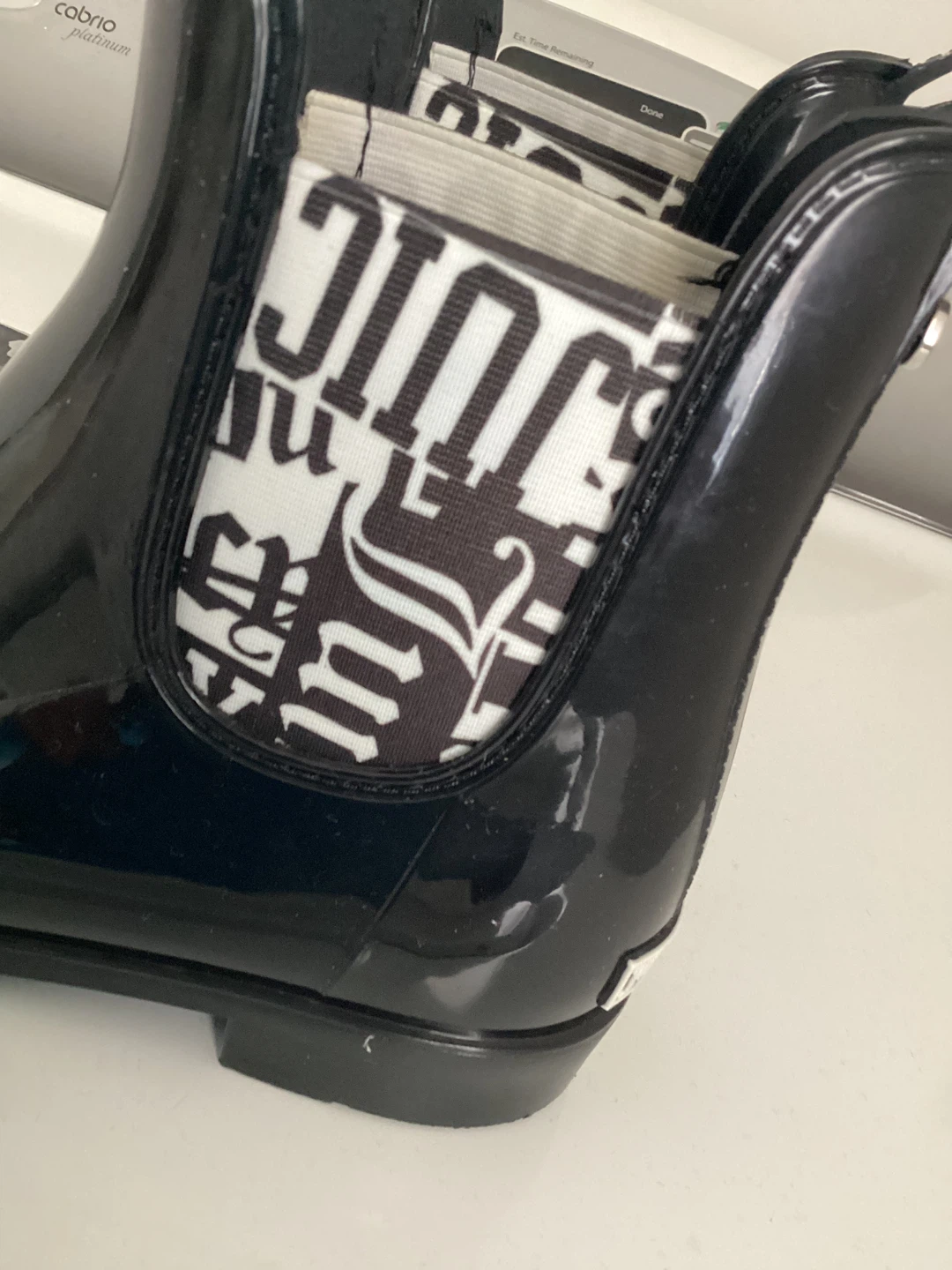 Juicy Couture Black Chelsea Rain Boots - photo 5