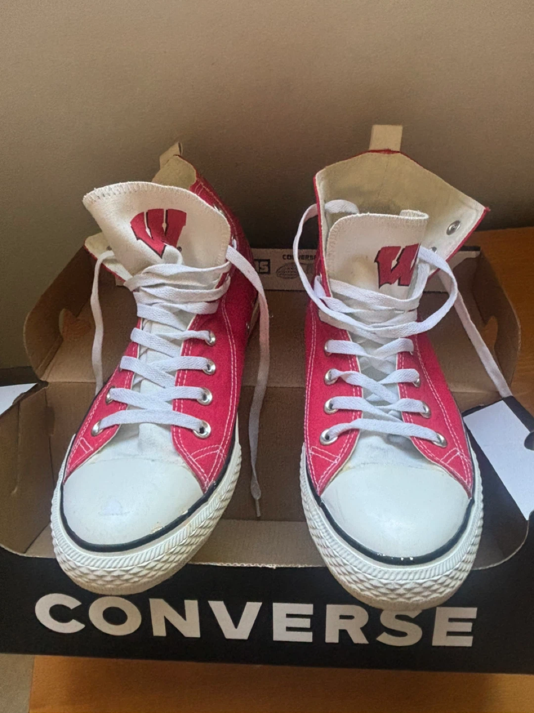 Converse All Star High Top Sneakers - Red