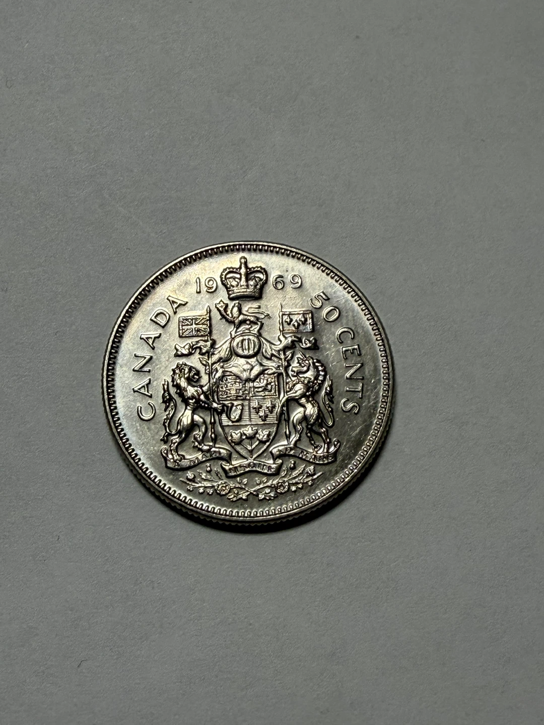 1969 Canada 50 Cents Coin