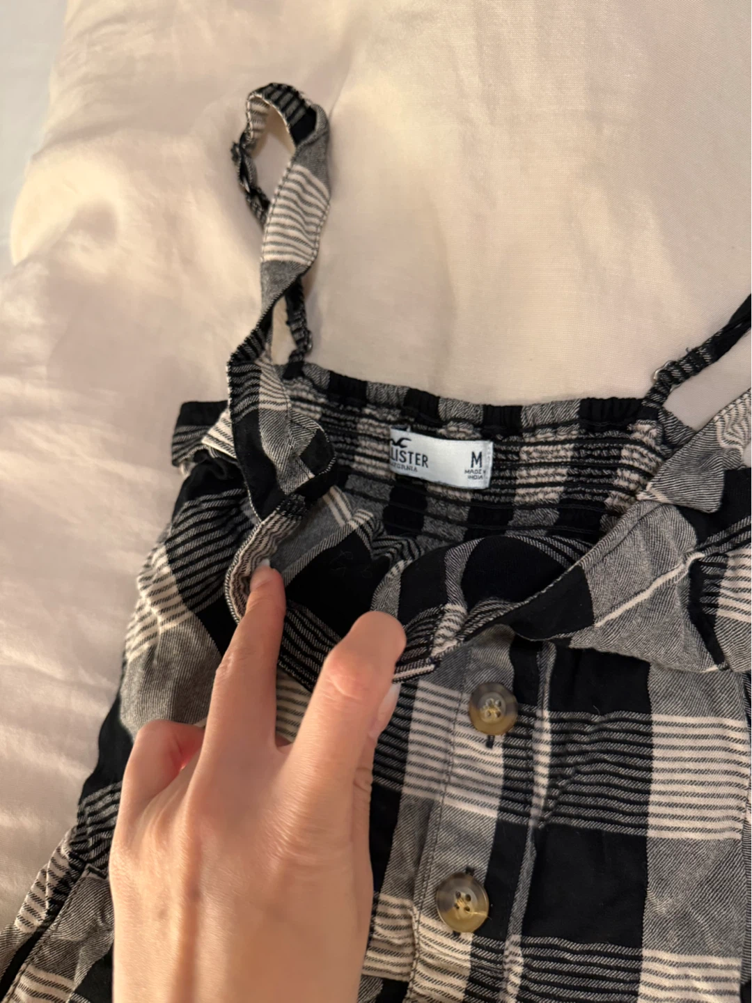 Hollister Lolita Plaid Romper - photo 2