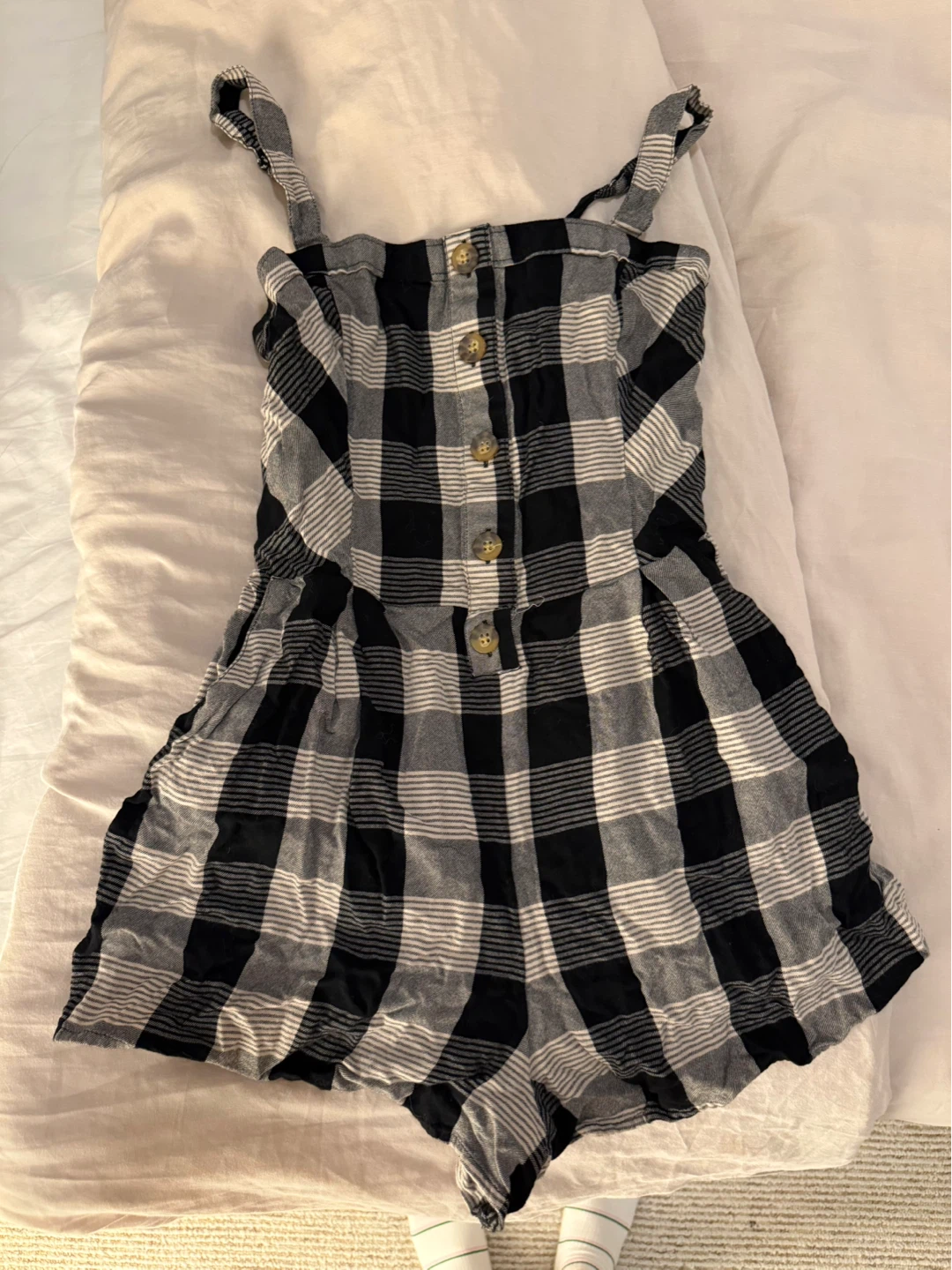 Hollister Lolita Plaid Romper