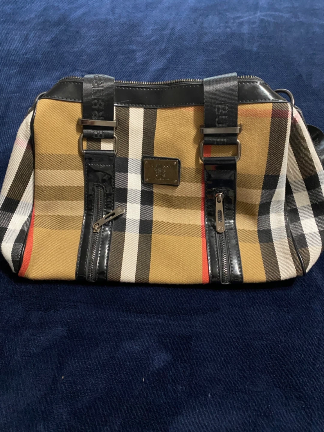 Burberry Canvas Handbag ***