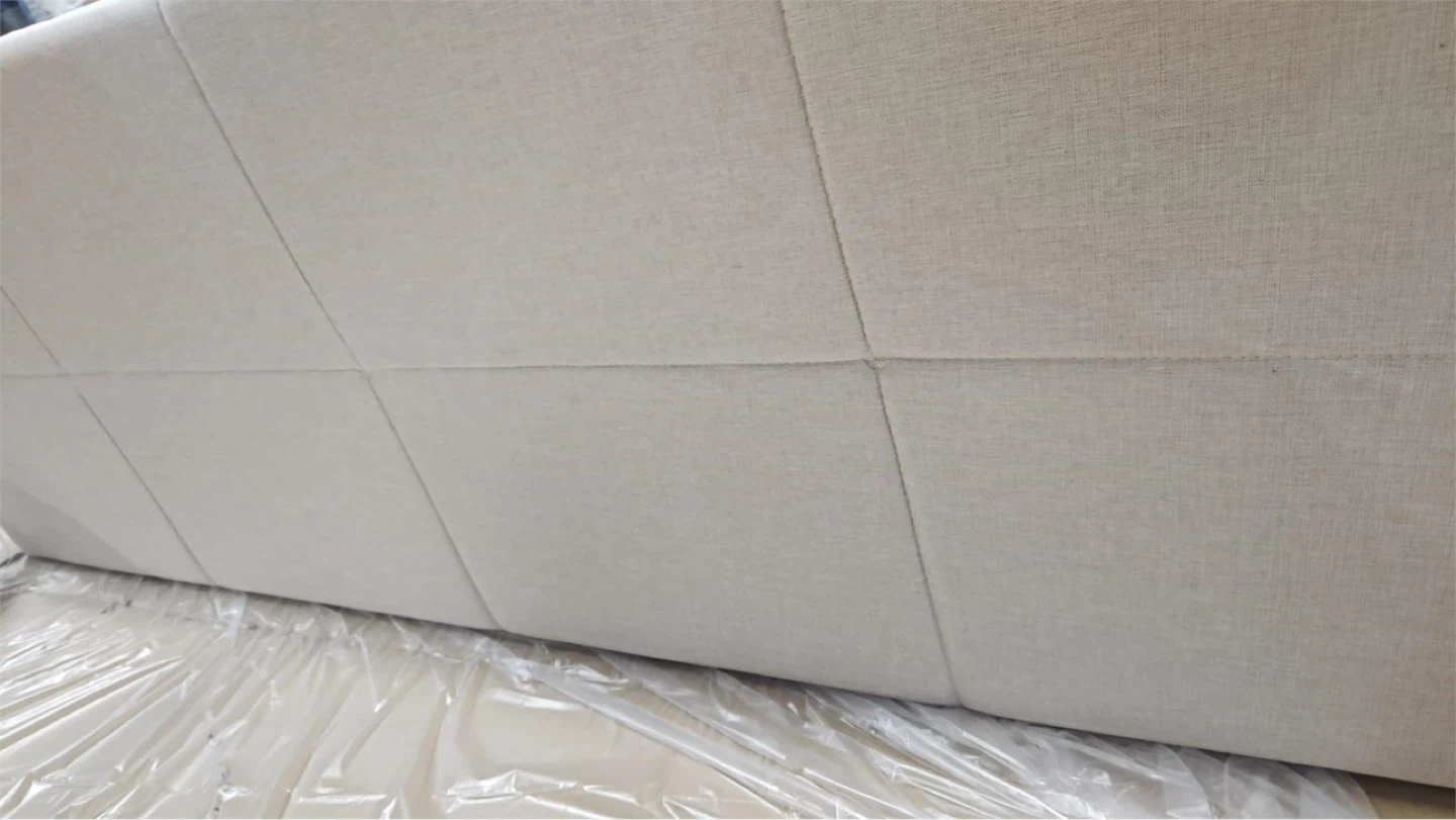 Queen Size Upholstered Platform Bed Frame with Headboard - photo 5