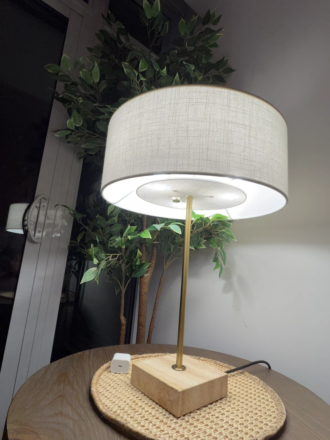 Ikea Stockholm Table Lamp with Linen Shade - photo 2