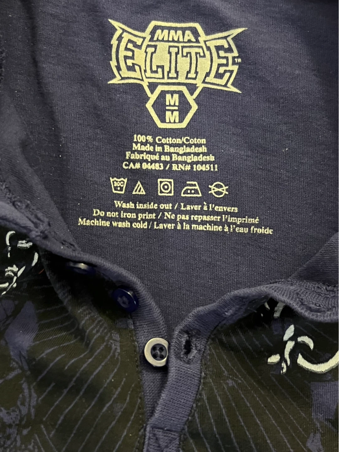 Vintage MMA Elite Men’s Medium Shirt - photo 2