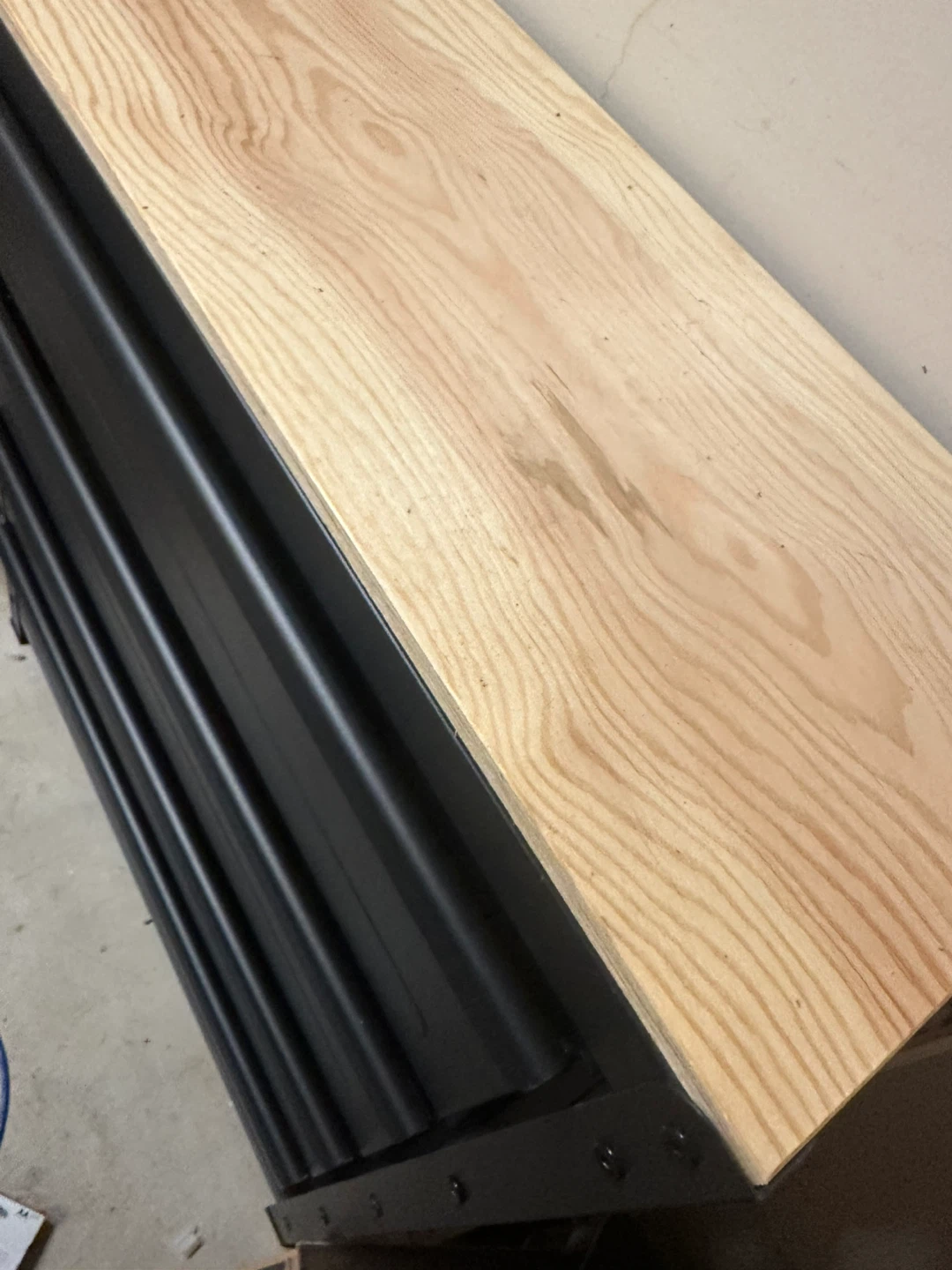 4-Drawer Rolling Tool Chest with Wooden Top - photo 3