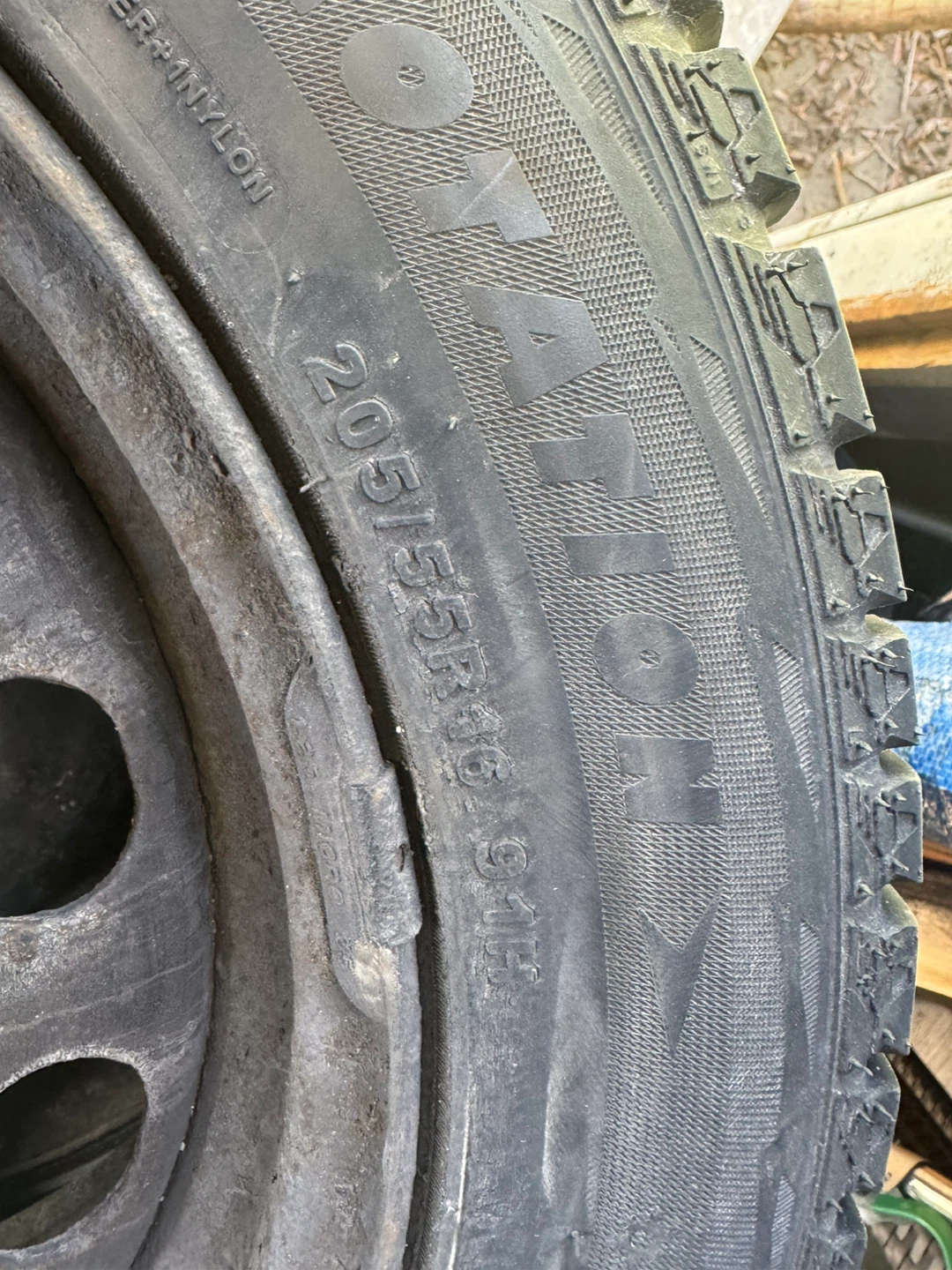 Set of 4 Winter Tires 205/55R16 - photo 3
