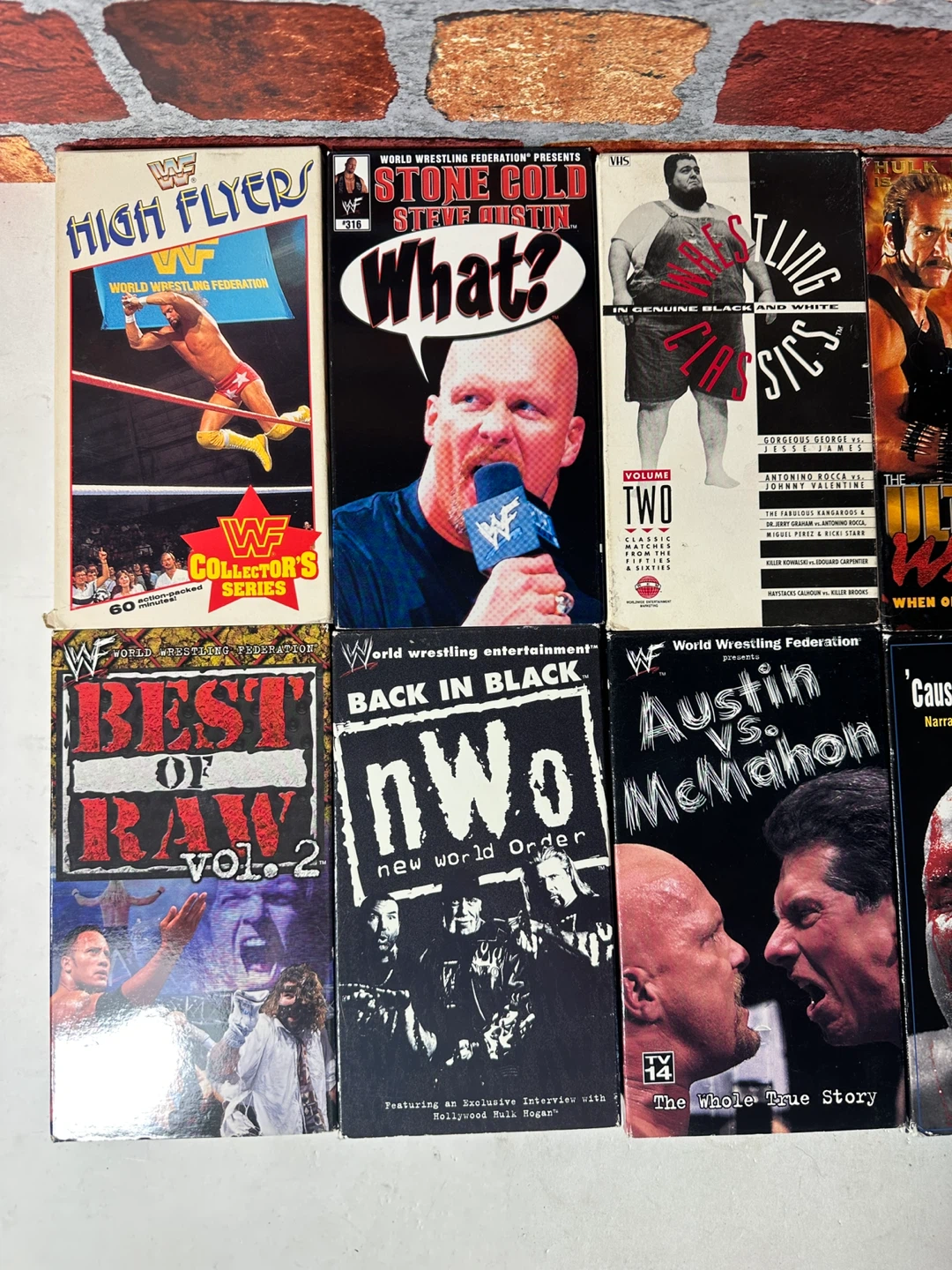 Collection of WWF/WWE Wrestling VHS Tapes - photo 4