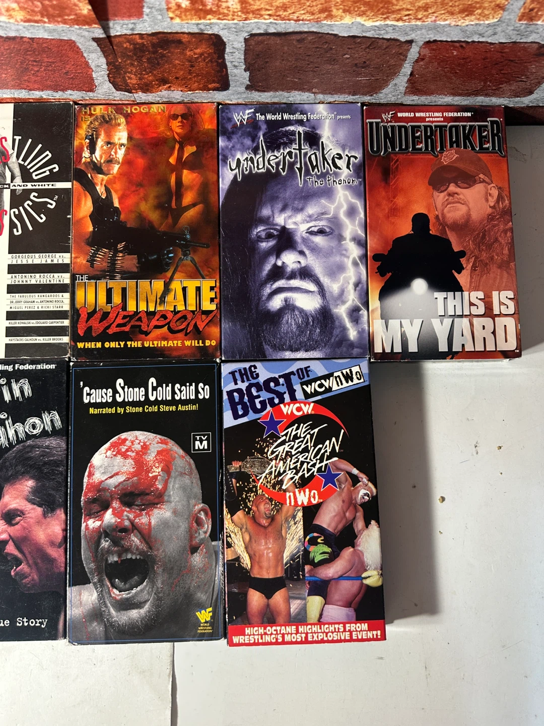 Collection of WWF/WWE Wrestling VHS Tapes - photo 5
