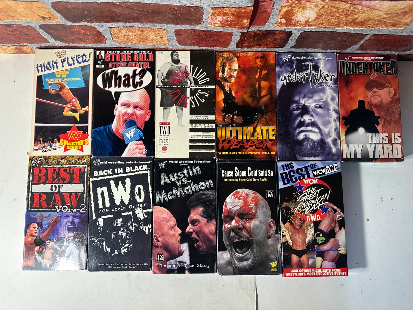 Collection of WWF/WWE Wrestling VHS Tapes - photo 3