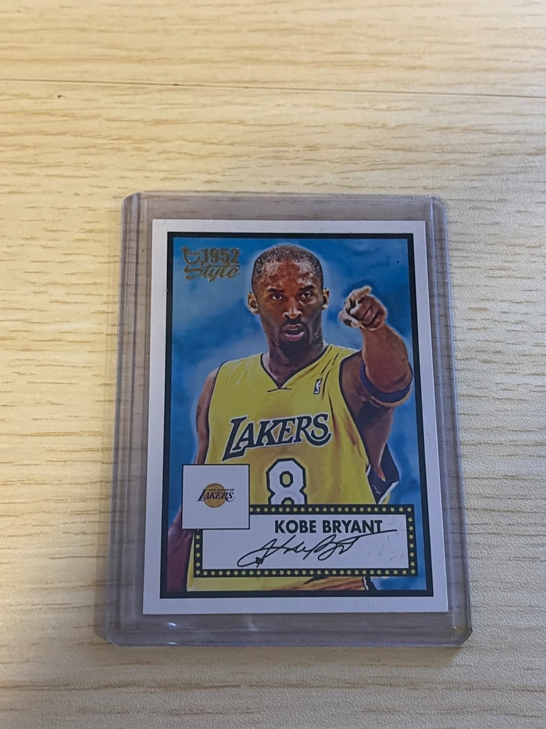 Signed Kobe Bryant 2002-03 Topps Basketball Card