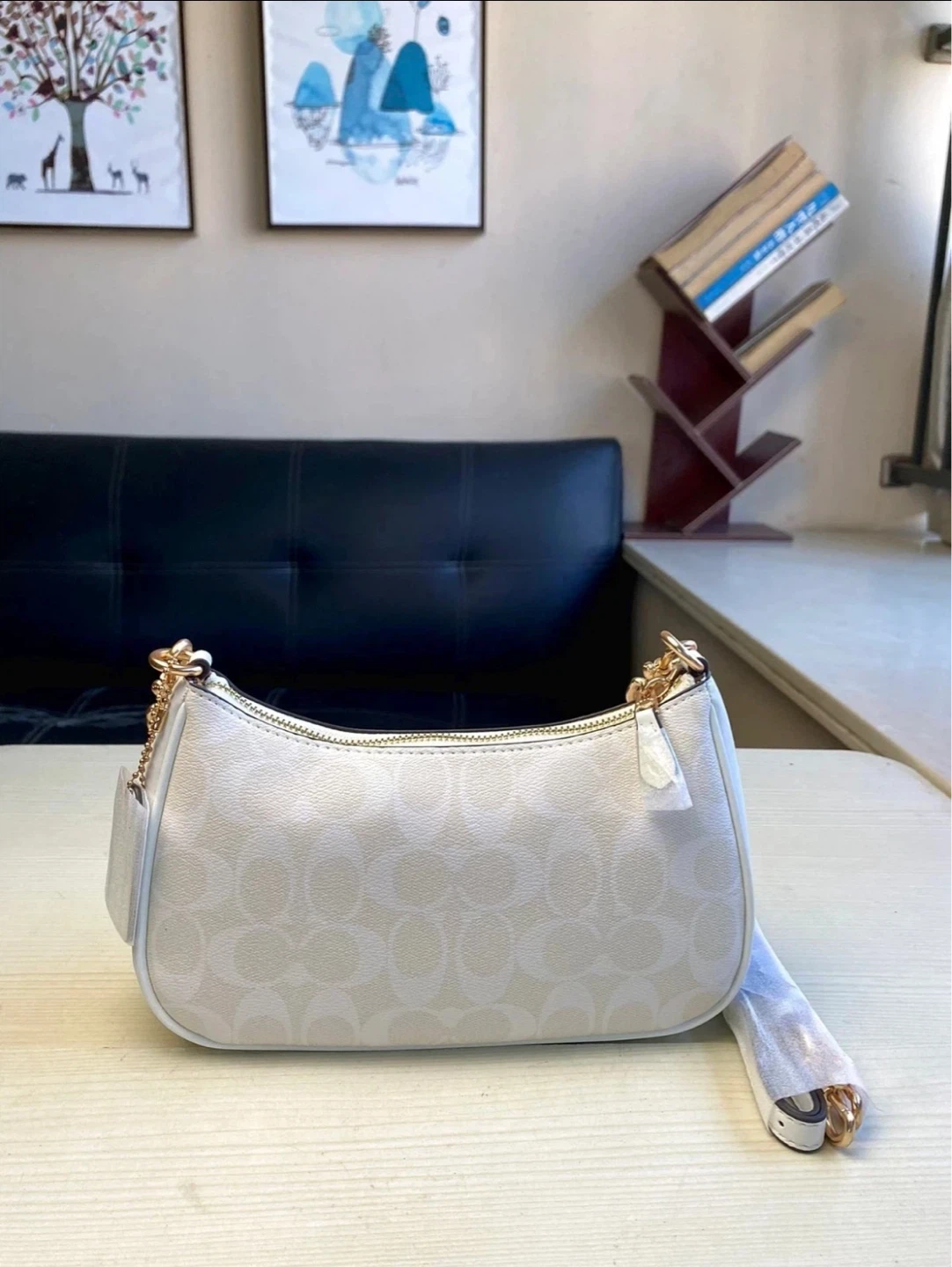 Coach White Teri Shoulder/Crossbody Bag - photo 2