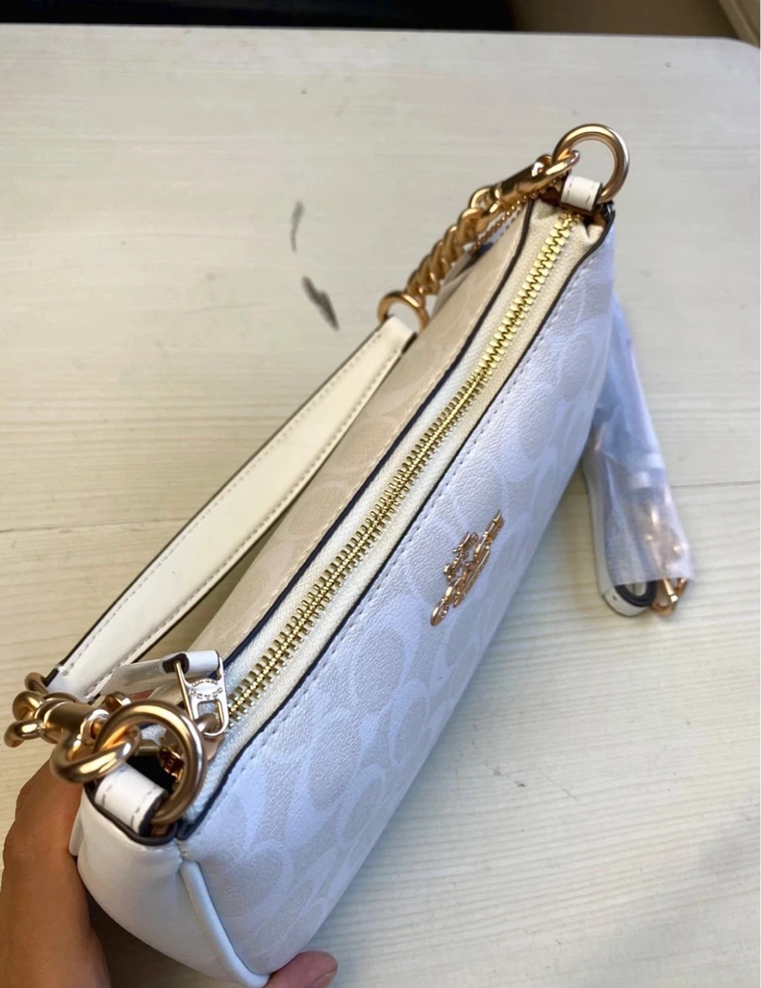 Coach White Teri Shoulder/Crossbody Bag - photo 5