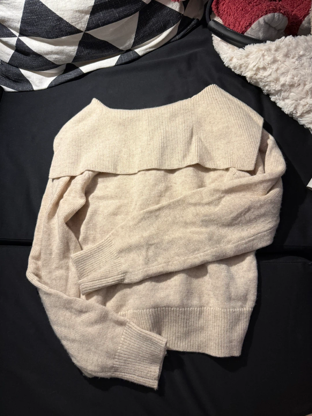 Beige Sailor Collar Cardigan - photo 2