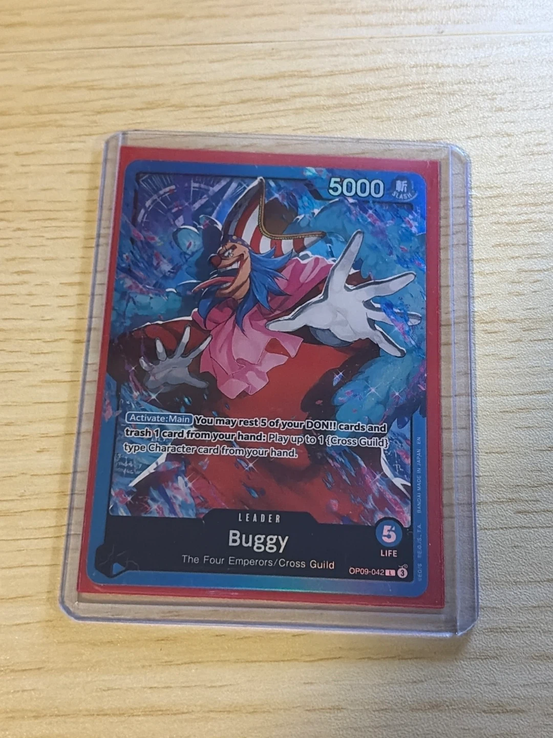 One Piece Card Game Leader Buggy OP09-042