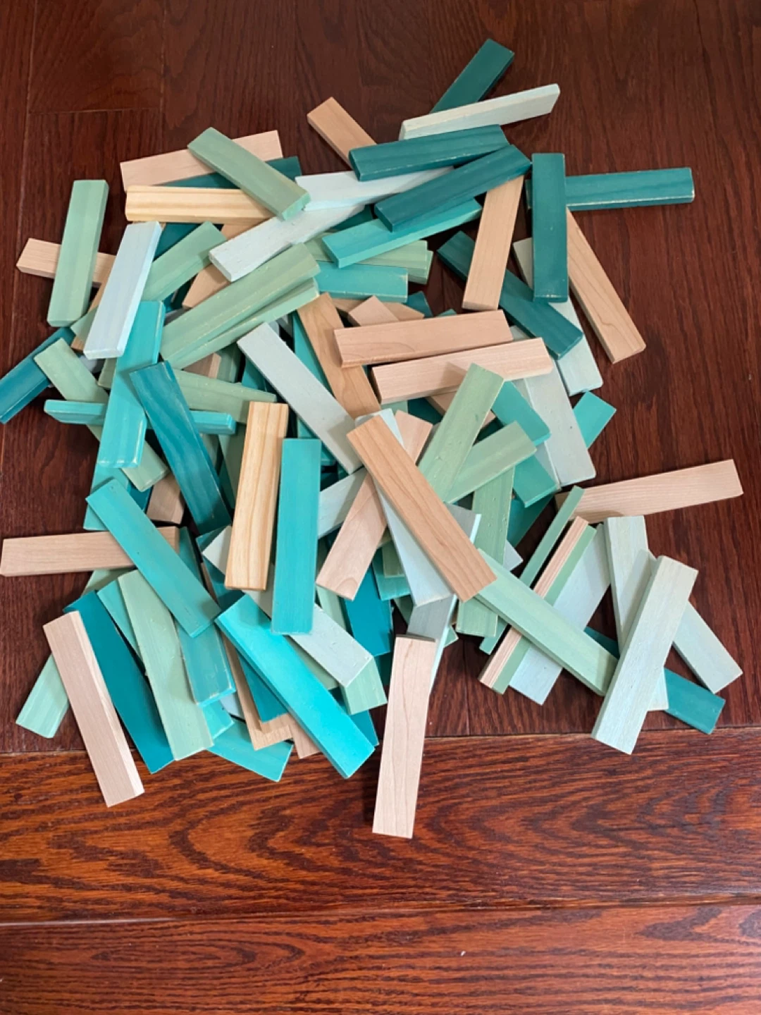 KEVA Planks Building Blocks - Natural Wood & Teal - photo 2