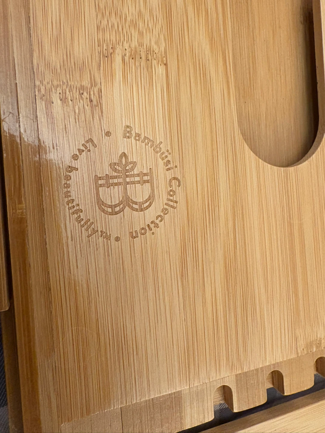 Bambusi Collection Bamboo Bathtub Tray - photo 4