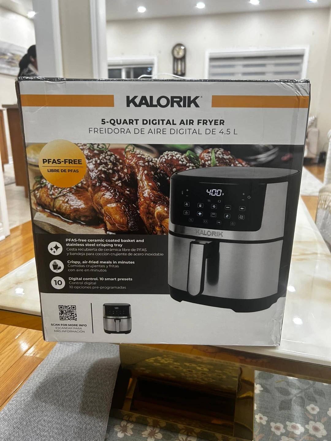 Kalorik 5-Quart Digital Air Fryer