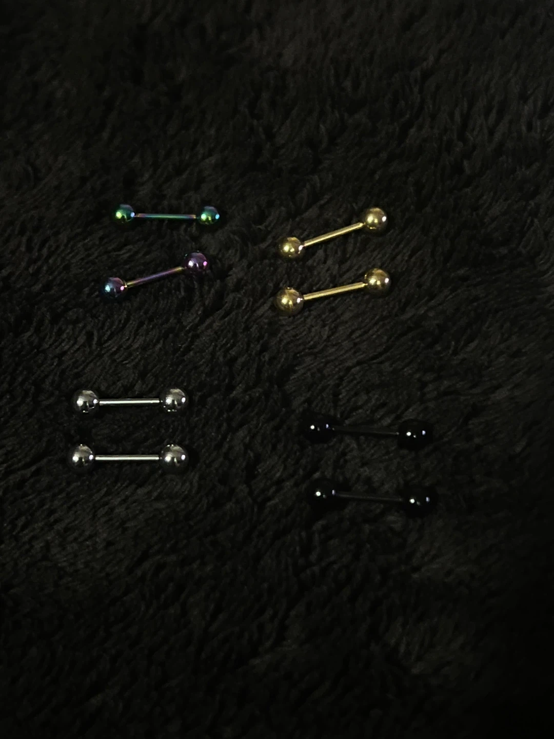 Assorted Barbell Piercing Jewelry Set
