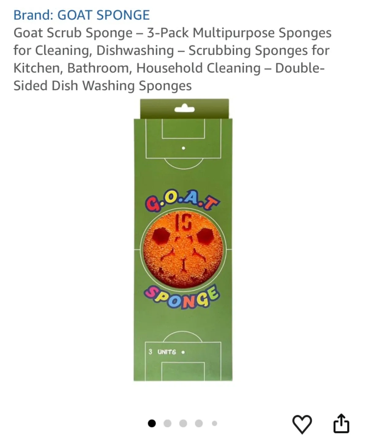 GOAT SPONGE 3-Pack Multipurpose Sponges - photo 3