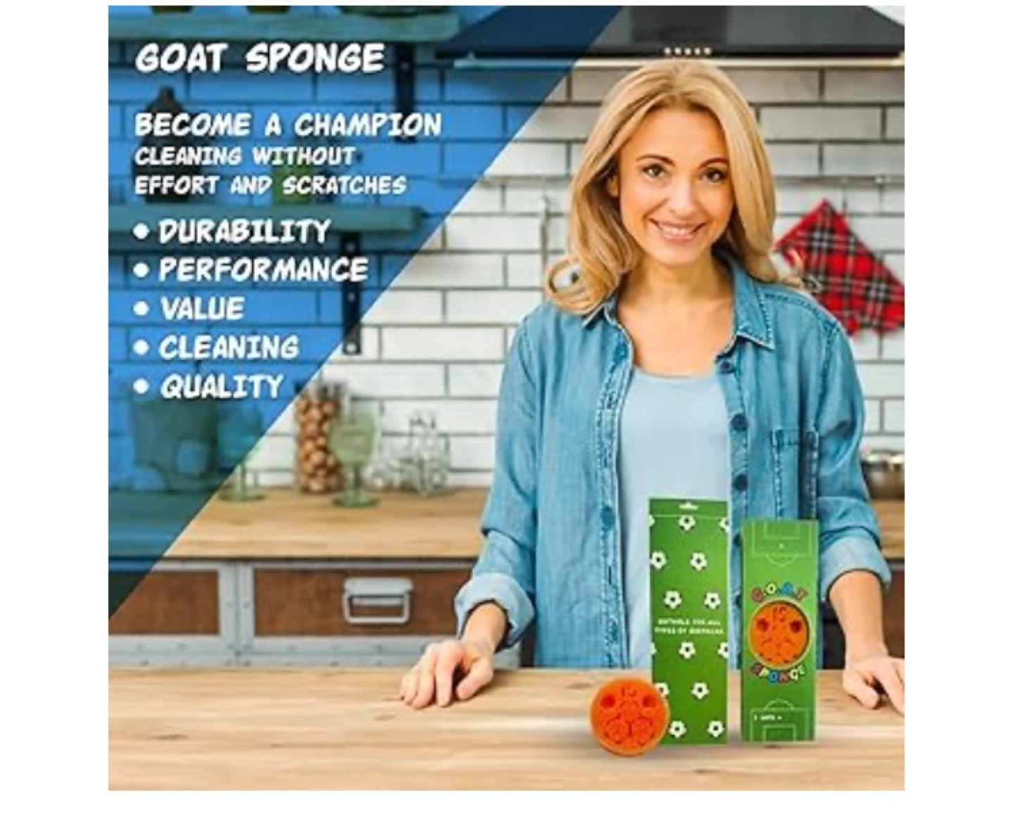 GOAT SPONGE 3-Pack Multipurpose Sponges - photo 5