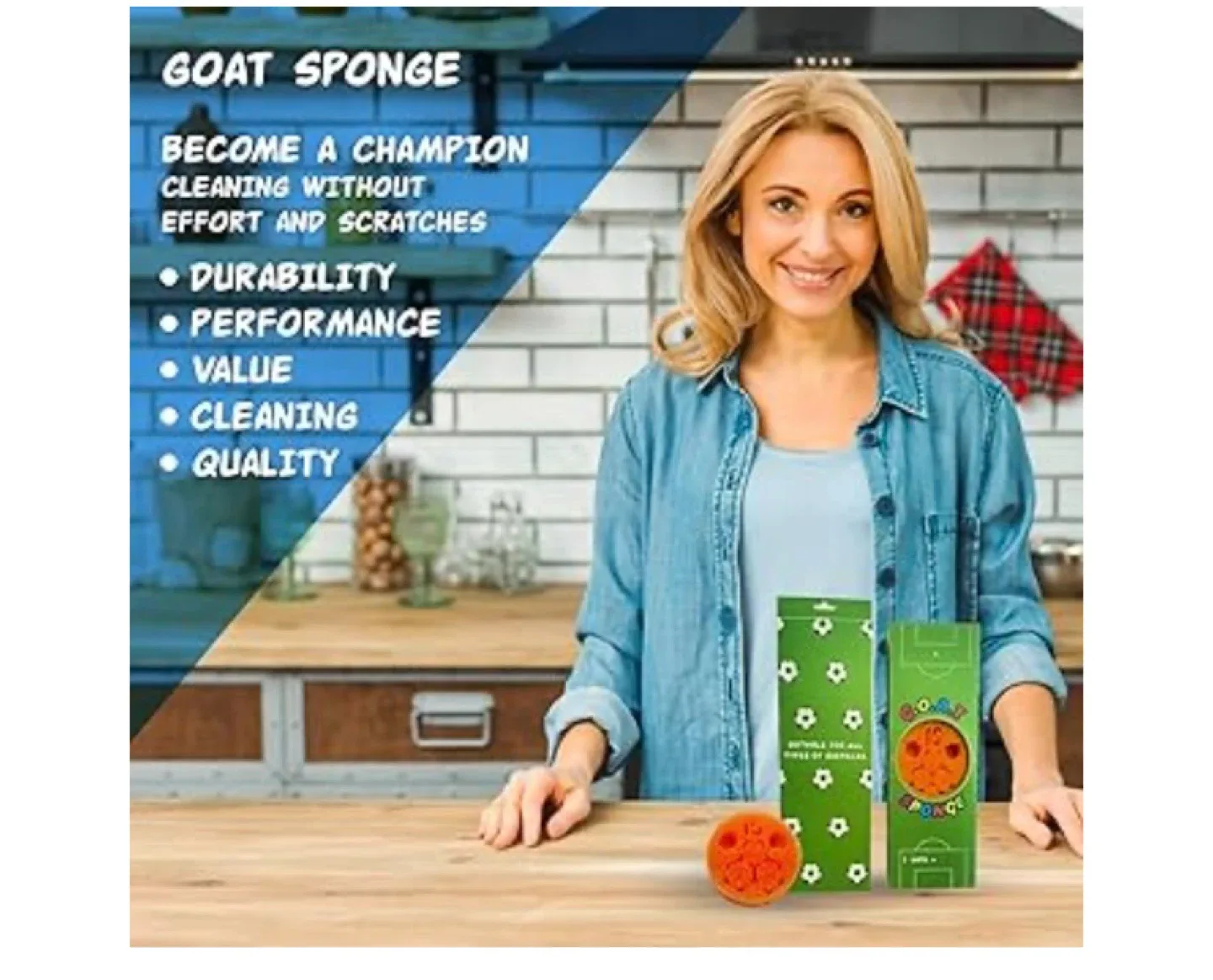 GOAT SPONGE 3-Pack Multipurpose Sponges - photo 5