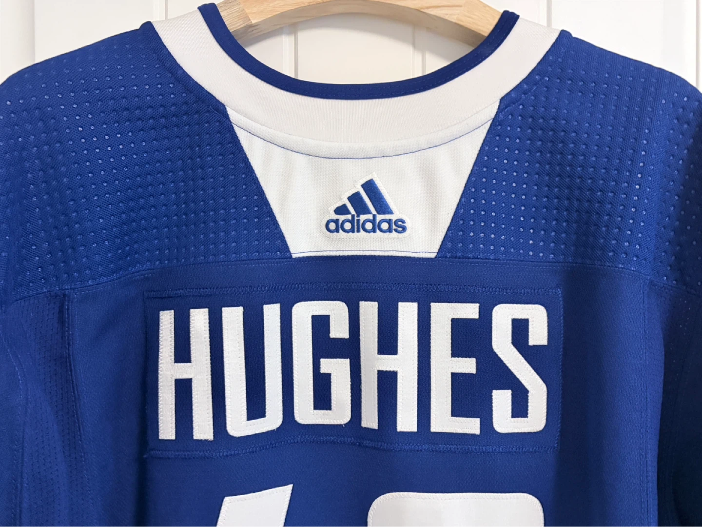 Official Adidas Canucks Quinn Hughes Practice Jersey 58 - photo 3